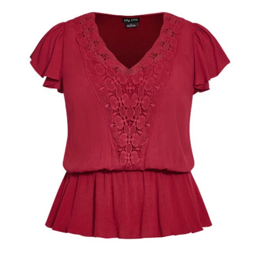 City Chic Fiesta Fun Top